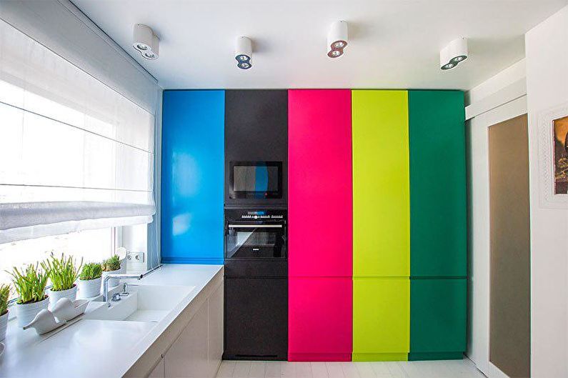 Sju färger i regnbågen - Hur man väljer en färg för köket