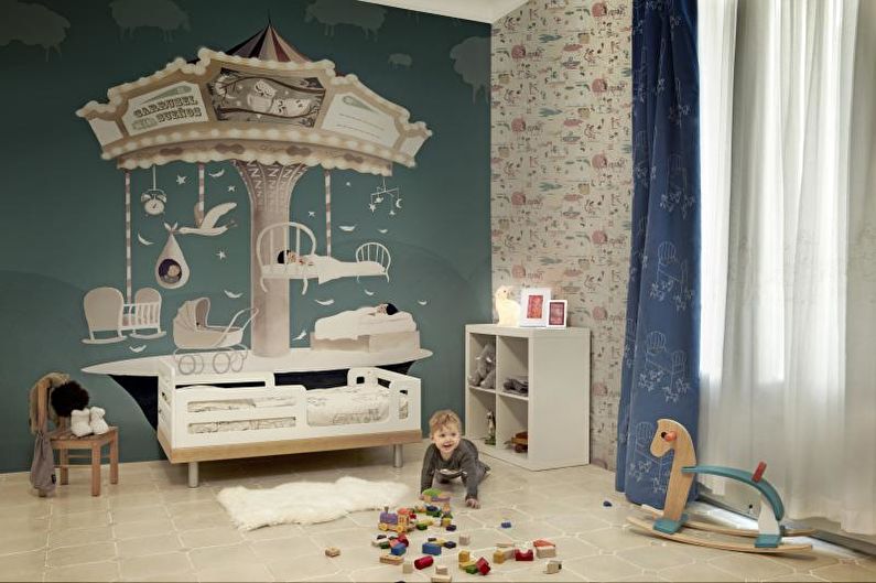 Tapeter för ett barnrum - Hur man väljer tapeter för en lägenhet