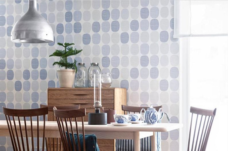 Papel tapiz para la cocina: cómo elegir papel tapiz en el apartamento.