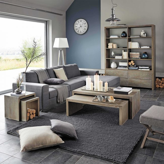 Pohodlný nábytok v jednej farebnej schéme