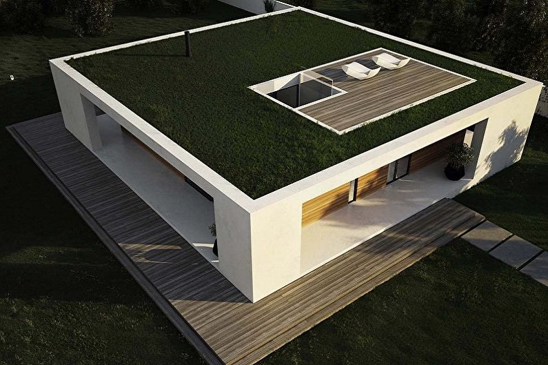 רעיונות לתכנון בתי מסגרות - בחירת צורת הגג