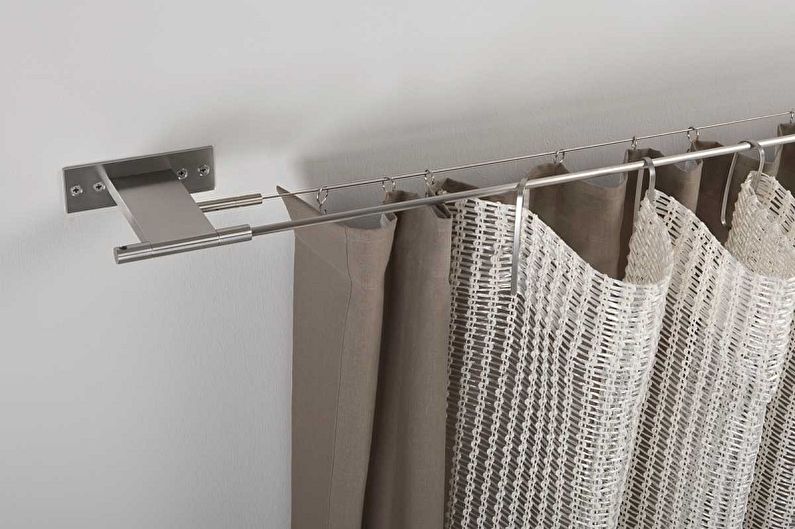 Formas de barra de cortina - Barra de cortina flexible