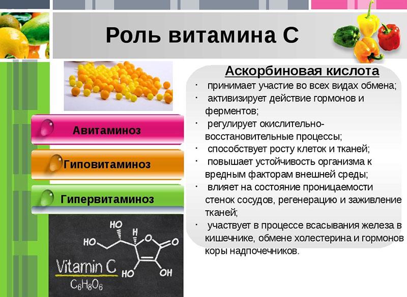 vitamín C v nektarině