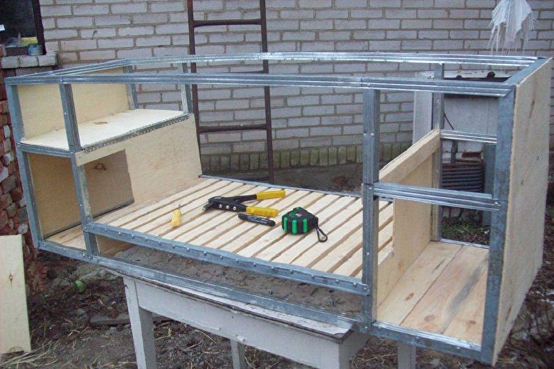 DIY kaninbur - Konstruksjon