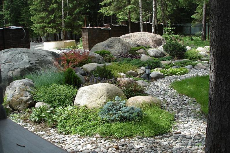 Kamienny Ogród - Kwietnik na wsi, pomysły na projektowanie krajobrazu