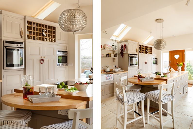 Krásne fotografie z kuchyne - Kuchyňa s vidieckym nábytkom