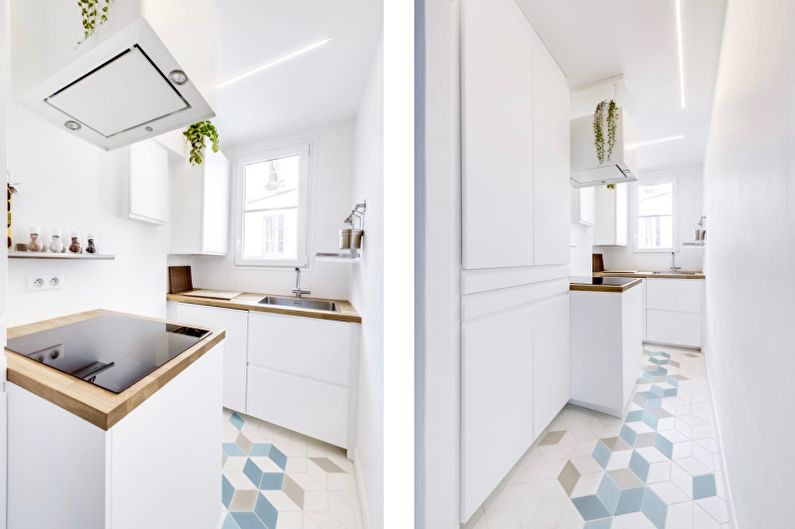 Fotografia krásnych kuchýň - kuchyňa 5 m2 v Paríži