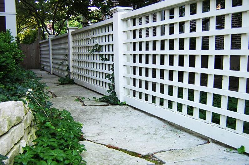 Drevené ploty pre súkromný dom - foto