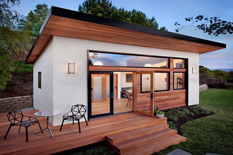 Strešna streha za zasebno hišo - fotografija
