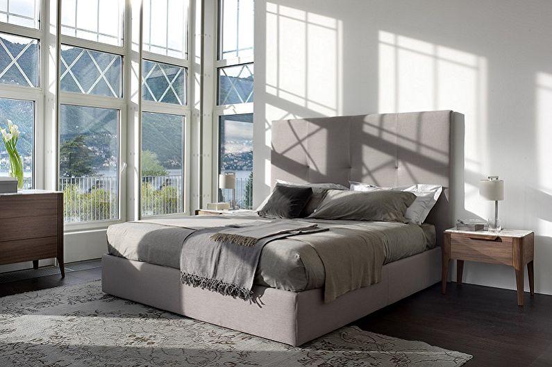Łóżko tapicerowane - Style