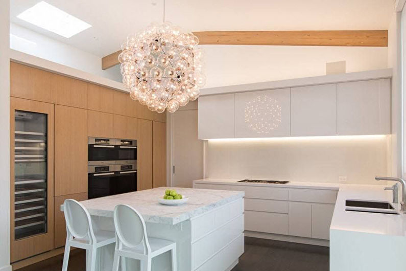 Ikeina kuhinja v slogu minimalizma - notranje oblikovanje