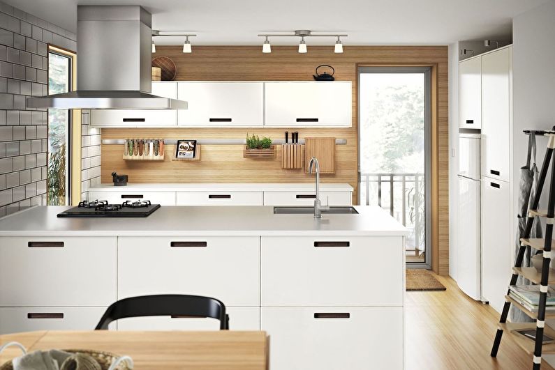 Notranje oblikovanje kuhinje Ikea - fotografija