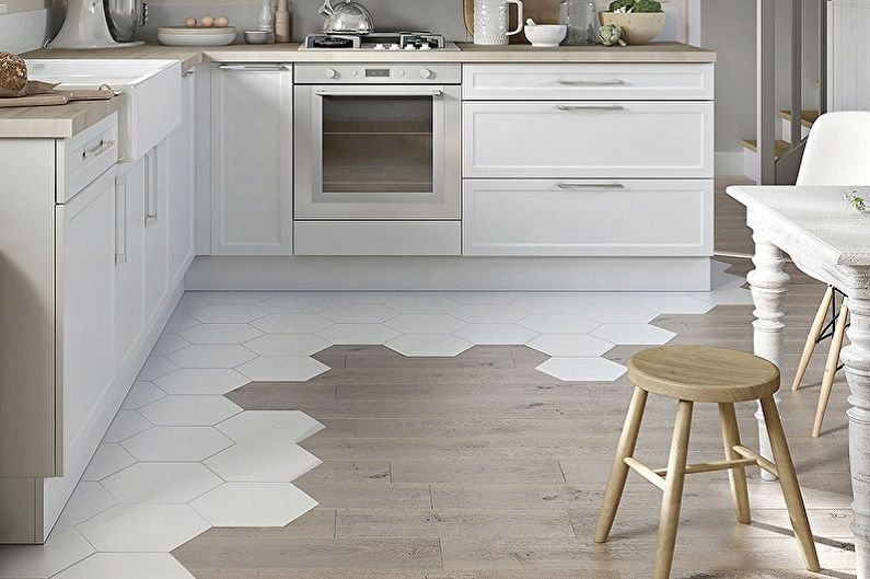 Kuchynský dizajn 3 x 3 metre - podlahová úprava
