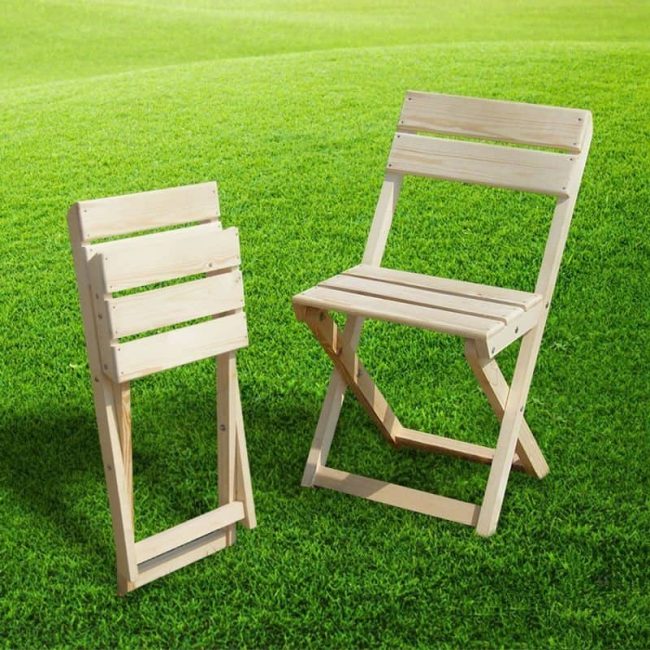 Składane krzesła