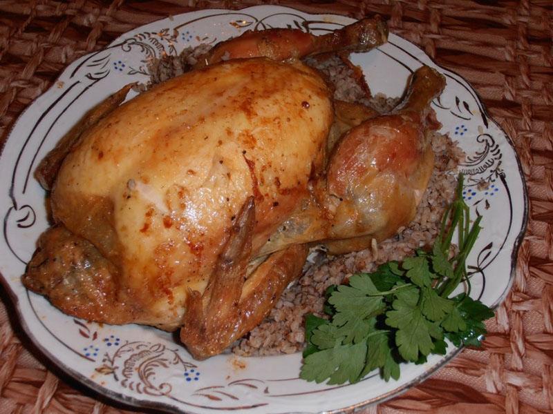 klasické plněné kuře