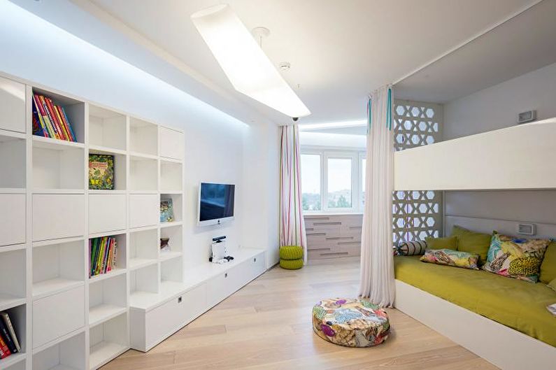 חדר ילדים - עיצוב דירות בסגנון הייטק