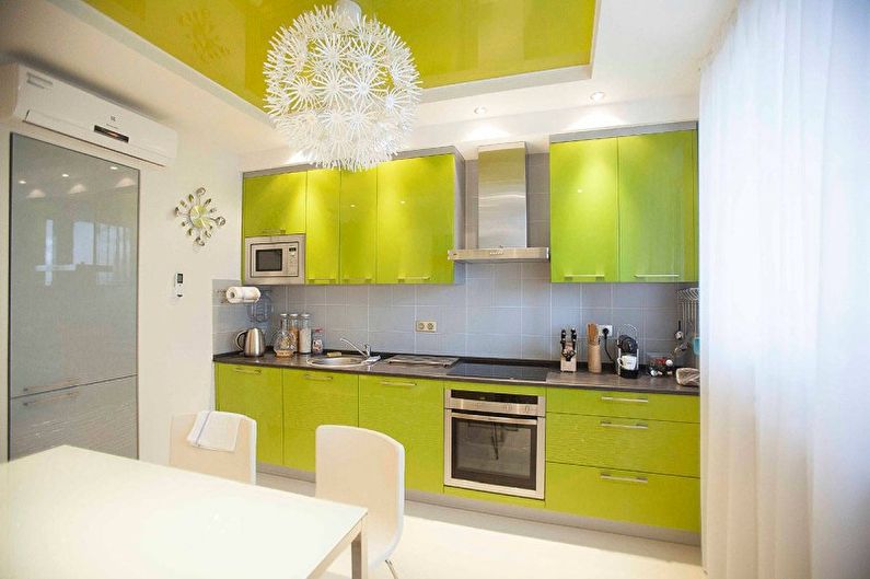 Bucătărie - Design de apartament în stilul minimalismului
