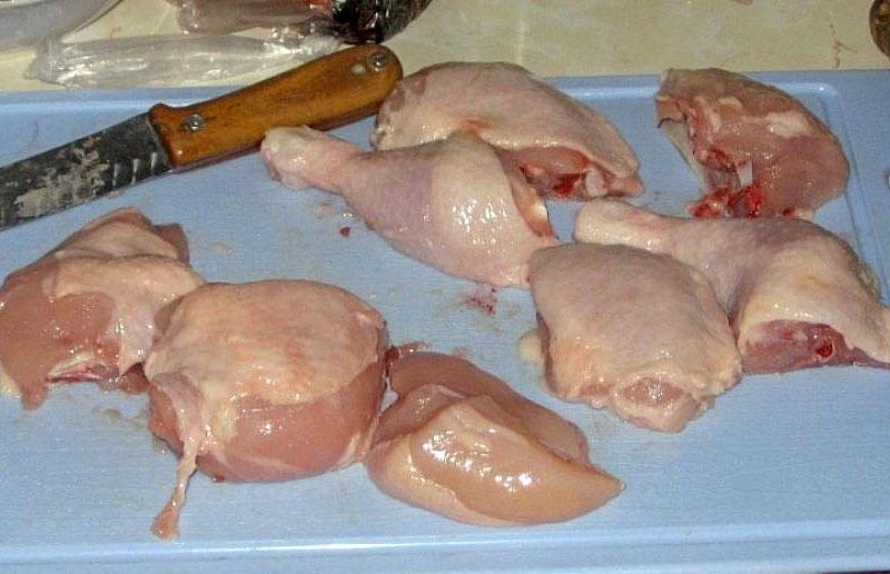 připravit kuře