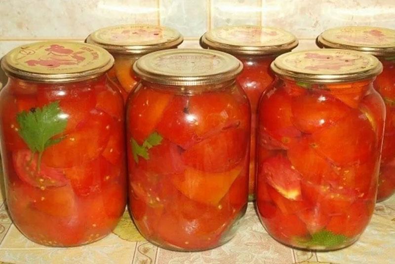 pikantní rajčata bez marinády