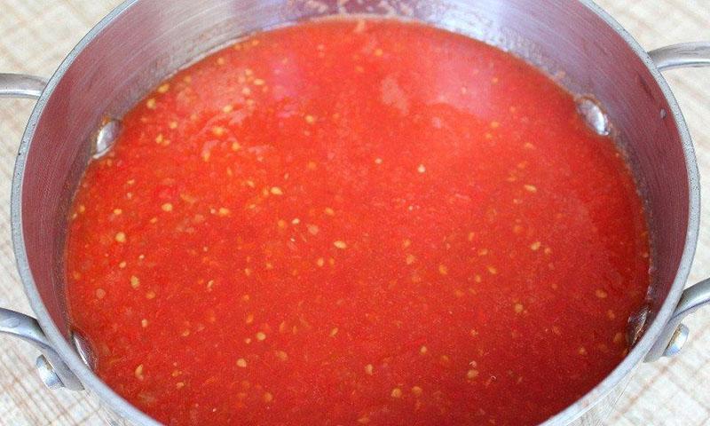 reifer Tomatensaft