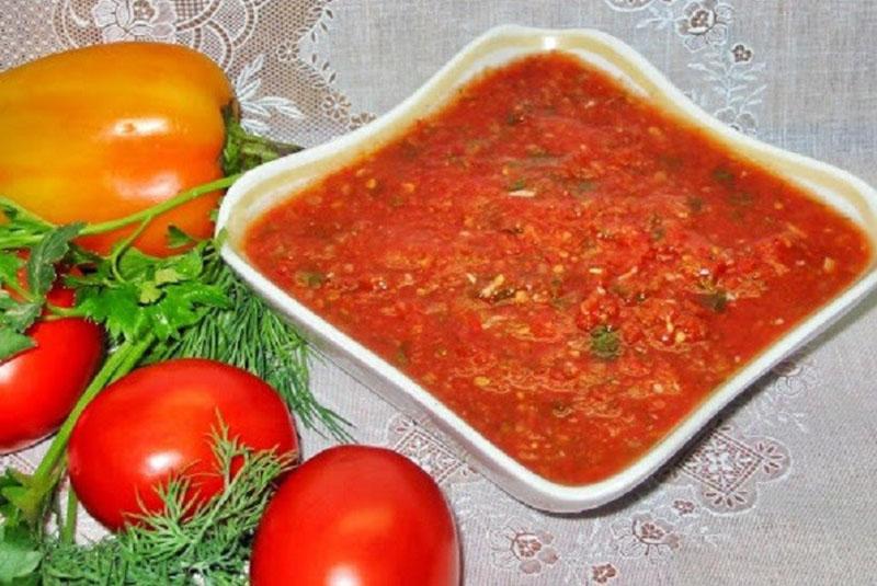 rajčatová omáčka recepty na zimu