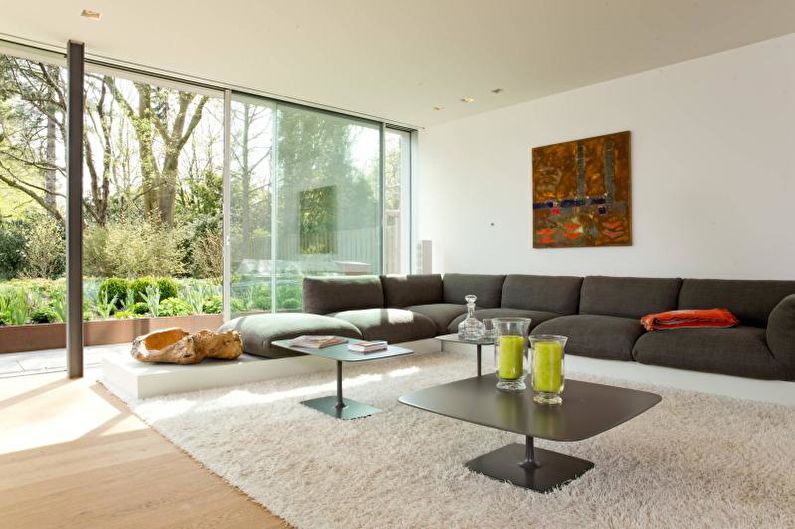 Súčasný nábytok do obývačky - minimalizmus