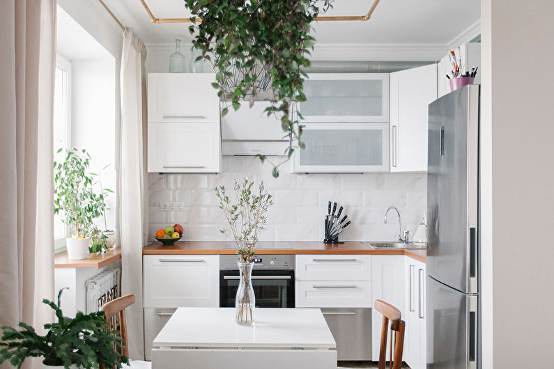 Nábytok do malej kuchyne - Ako si vybrať farbu a dizajn