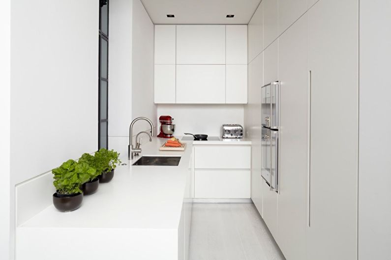 Nábytok do malej kuchyne - Ako si vybrať farbu a dizajn