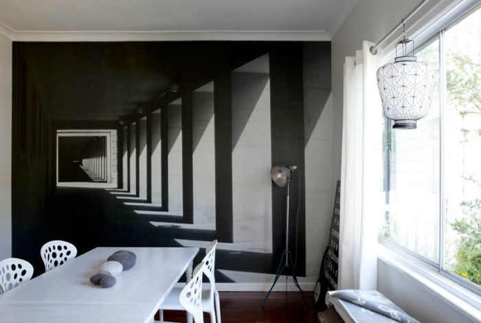 ציורי קיר - שינוי גודל אופטי של החדר