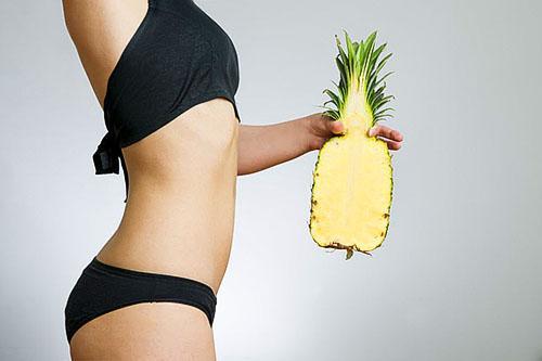 V ananasu není žádný tuk