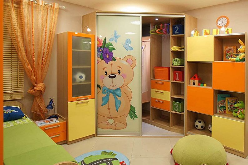 Ideje za polnjenje omar za različne prostore - otroška soba