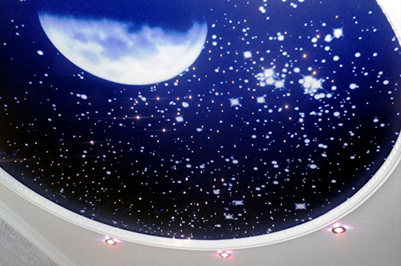 Sträcktak i badrummet - Stjärnhimmel