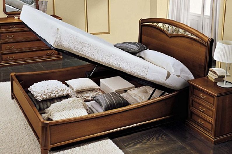 Typy jednolôžok - výťahová posteľ