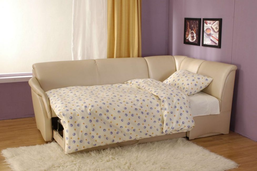Recursos de sofás-cama pequenos (mais de 85 fotos). Tendências da moda do interior moderno (canto, cozinha, couro)