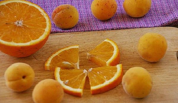 قطع البرتقال للكومبوت