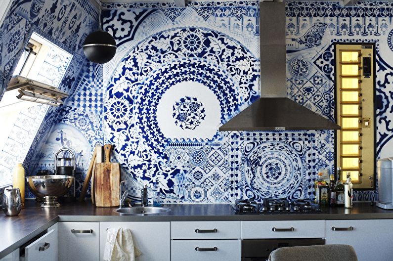 Διακόσμηση τοίχου κουζίνας - Κεραμικά πλακίδια