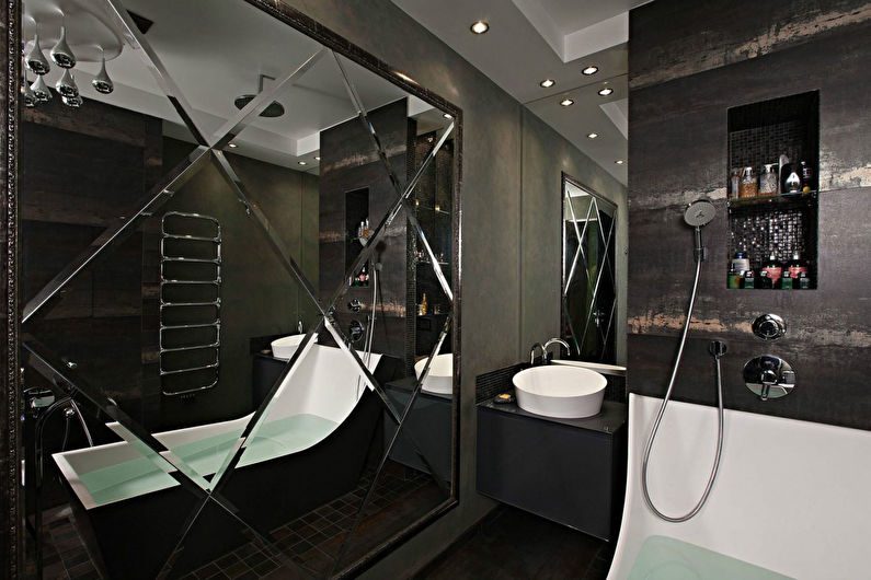 Materiali za dekoracijo sten v kopalnici - Zrcalne ploščice