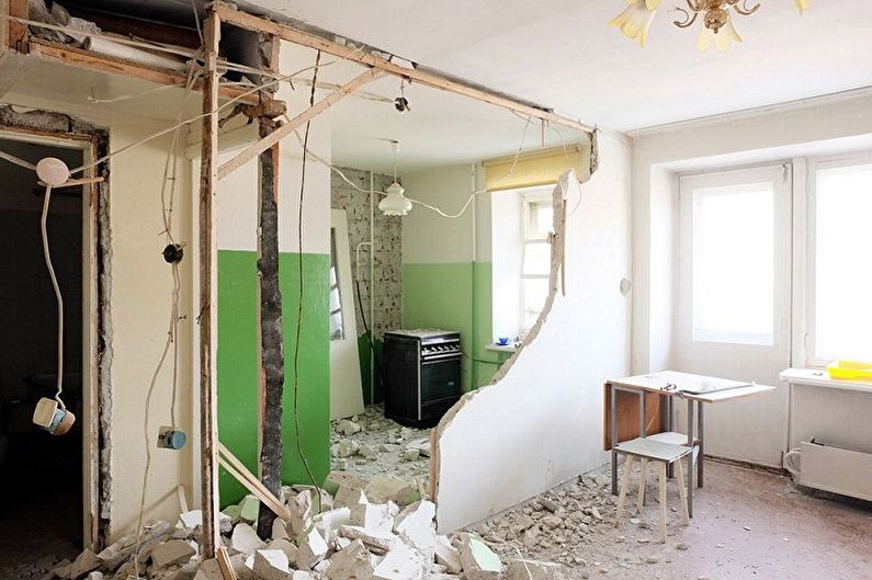 Prenova enosobnega stanovanja v Hruščovu - projekt 1