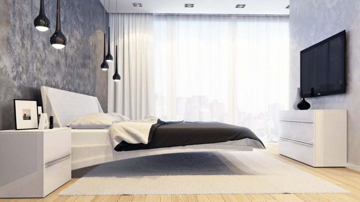 Stil minimalism pentru dormitor