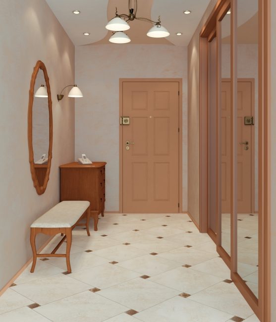 Πλακάκια στο πάτωμα στο διάδρομο (245+ Φωτογραφίες) - Πώς να επιλέξετε και να βάλετε; Μοντέρνες και όμορφες επιλογές