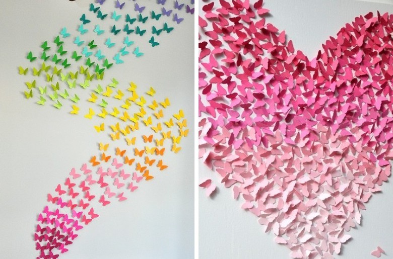 Αξιολάτρευτες Πεταλούδες - DIY Paper Crafts