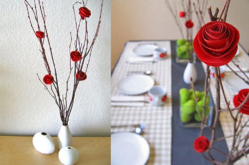 Papirnate rože - obrti iz papirja DIY