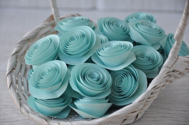 Papirnate rože - obrti iz papirja DIY