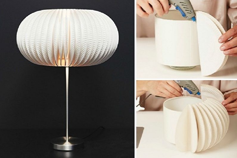 Oryginalne lampy - DIY papierowe rękodzieło