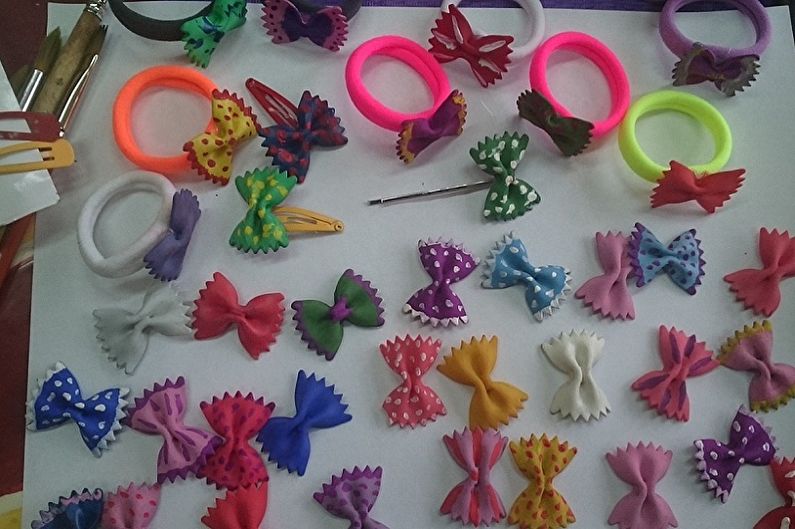 DIY pastahantverk för barn - Dekorationer för tjejer