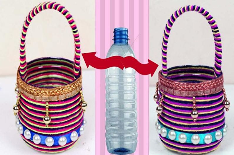 Obrt iz plastičnih steklenic z lastnimi rokami - nenavadne ideje za obrt