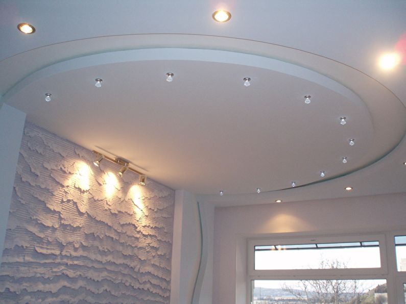 Bodové osvetlenie sadrokartónový strop