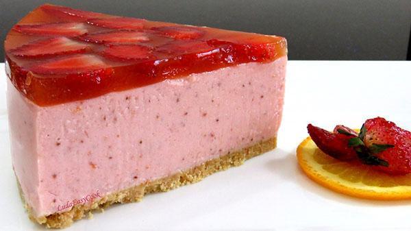 Mousse Erdbeerkuchen