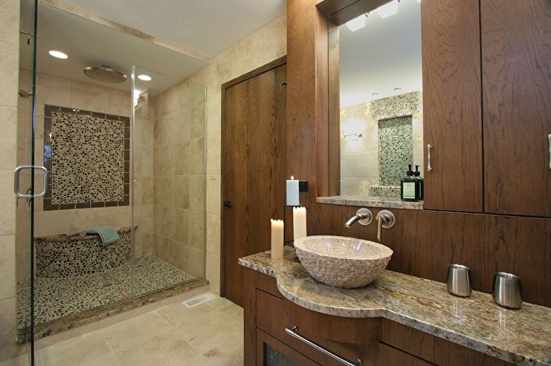 Kúpelňové umývadlo - Prírodný kameň a jeho imitácia