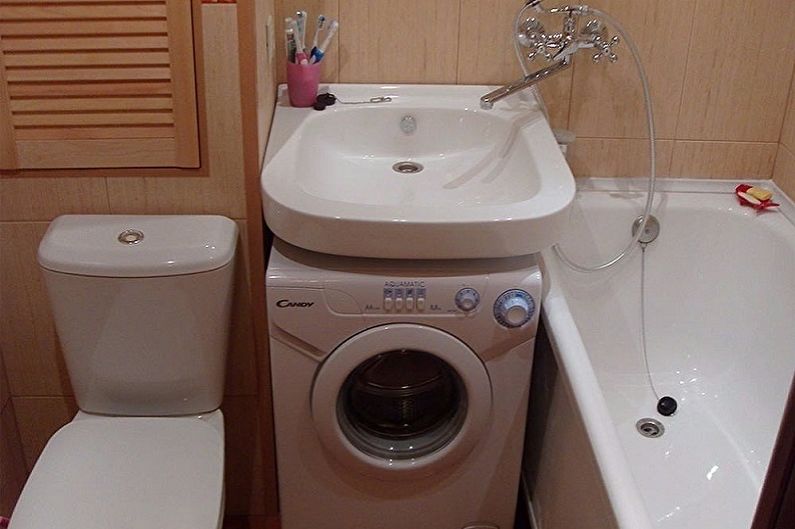 Handfat ovanför tvättmaskin - fördelar och funktioner